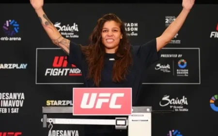 Mayra Bueno Silva Reveals Dressing as Man for UFC Saudi Arabia Weigh-in