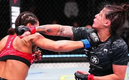 Jacqueline Cavalcanti Defeats Mayra Bueno Silva in Bloody UFC Vegas 111 Victory