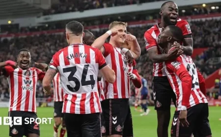 Sunderland Halts Arsenal’s Premier League Momentum