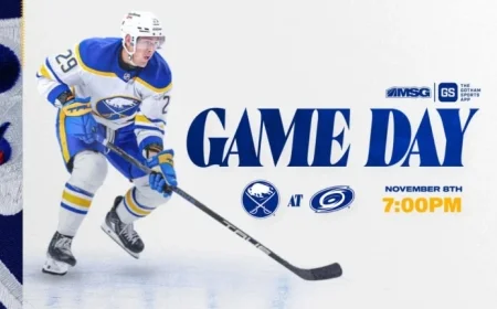 Watch Sabres vs. Hurricanes: Lineup Insights and Key Storylines