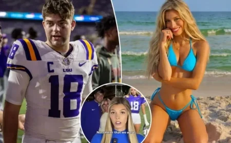 Influencer Refutes Affair Rumors with Engaged LSU Quarterback Amid Viral Article