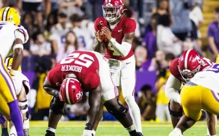 Ty Simpson Shares Insights from Observing Jalen Milroe’s Performance vs. LSU