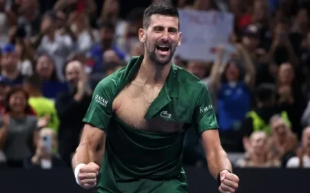 Novak Djokovic Sets Record for Most Hard Court Men’s Titles