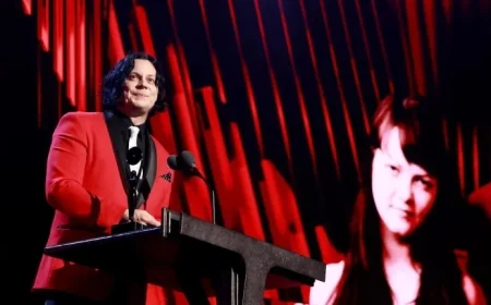 Jack White Celebrates Meg White at White Stripes’ Rock Hall Induction
