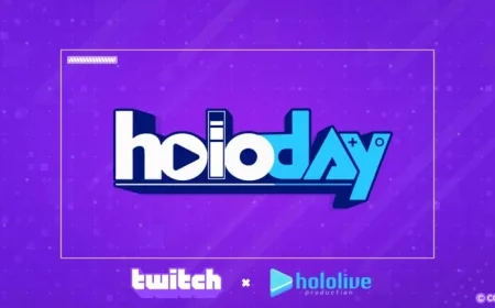 Twitch and hololive Announce ‘holoday’ Collaboration Event