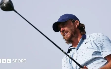 Tommy Fleetwood One Shot Behind Aaron Rai in Abu Dhabi Championship