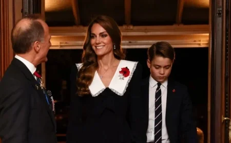 Kate Middleton Honors Princess Diana at Prince George’s Remembrance Festival Debut