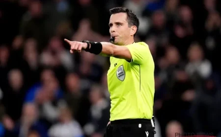 Lambrechts to Referee Anderlecht vs. Club Brugge, Visser Heads Union in Mechelen