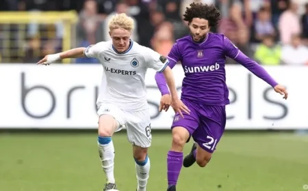 Club Brugge Seeks Victory Over Anderlecht with Romeo Vermant Starting