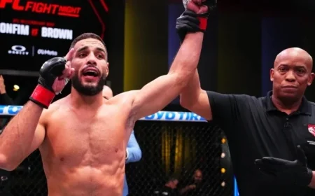 UFC Vegas 111: Bonfim Defeats Brown in Thrilling Match Results