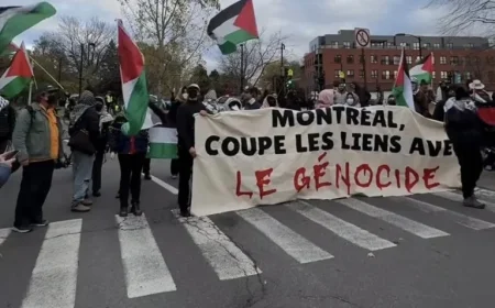 Protesters Block Jacques-Cartier Bridge Entrance