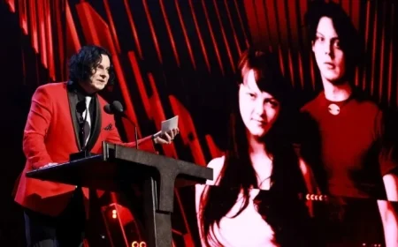 Jack White Honors Meg as White Stripes Inducted into Rock Hall