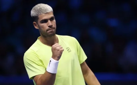 ATP Finals: Alcaraz vs. De Miñaur Live in Group Stage Opener