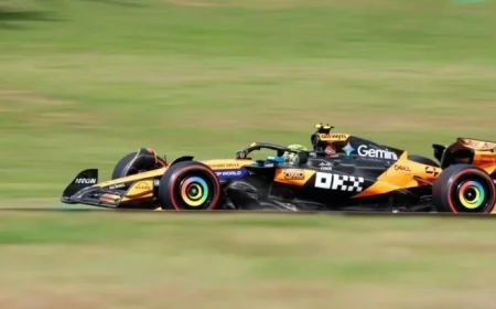 Norris Secures Brazil Pole; Verstappen Faces Challenges