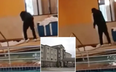 North Dakota Hotel Employee Tosses Sheets into Hot Tub, Shock Guests