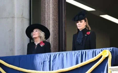 Princess Kate Honors Cenotaph in £30k Jewelry Ensemble