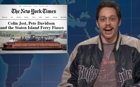 Pete Davidson Jokes About ‘Staten Island Ferry Fiasco’ on SNL