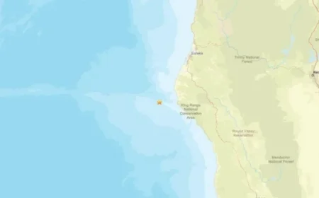 2.3 Magnitude Earthquake Hits Near Petrolia, CA on November 8
