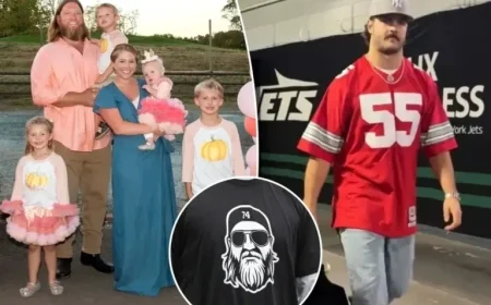 Jets Honor Nick Mangold; Family Serves as Honorary Captains