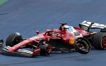 Ferrari Nightmare: Leclerc’s Exit Sparks Radio Outburst; Hamilton Criticizes FIA