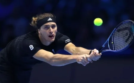 Alexander Zverev vs. Ben Shelton: ATP Finals Live Scores & Highlights