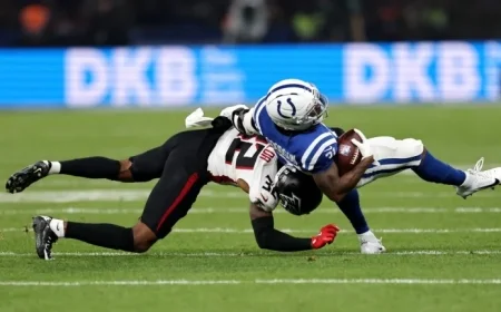Colts Triumph Over Falcons in Overtime Thriller in Germany
