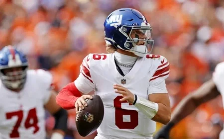 Jaxson Dart Injury Update: Giants QB Status Revealed for Week 10 Game