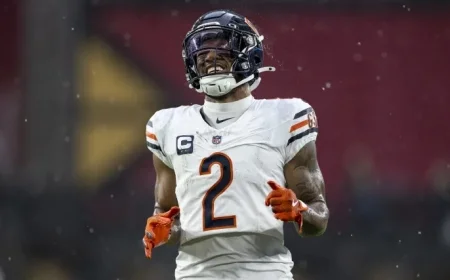 DJ Moore’s Injury Status: Latest Update for Bears’ Week 10 Game