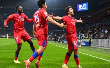Joao Neves Secures PSG’s Last-Minute Victory Over Lyon in Thrilling Match
