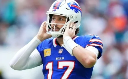 Buffalo Bills Struggle in First Half Against Miami Dolphins, Week 10