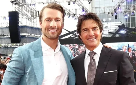 Tom Cruise Advises Glen Powell on Stunt Safety Before ‘Running Man’ Filming