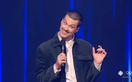 Pierre-Yves Roy-Desmarais Mocks Album Covers in ADISQ Gala Opener