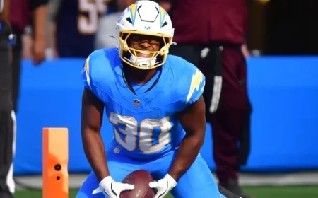 Start Kimani Vidal in Week 10 Fantasy: Chargers RB Strategy vs. Steelers