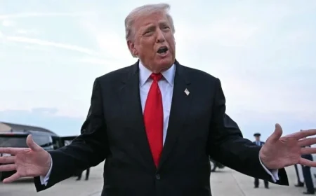 Donald Trump Attends First Regular NFL Game as President Since 1978