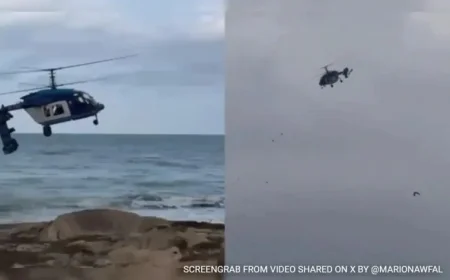 Video Captures Russian Helicopter Splitting Midair, Leading to Fatal Crash