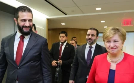 Syrian Leader al-Sharaa Meets Trump at White House, a Historic First