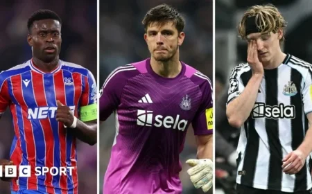 Marc Guehi, Nick Pope, Anthony Gordon to Miss England Matches Due to Injuries