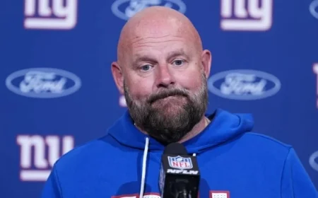 New York Giants Dismiss Head Coach Brian Daboll After Bears Defeat