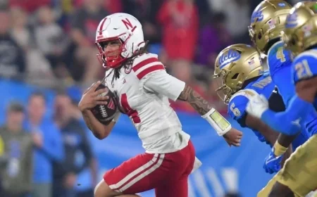 TJ Lateef Steers Nebraska to Victory Over UCLA, Signaling QB Future