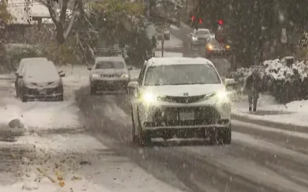 Toronto Police Urge Caution on Slippery Roads Amid Slushy Conditions