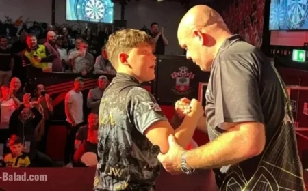 Michael van Gerwen Defeats 13-Year-Old Jayden Walker; Chris Dobey Shines in Southampton Exhibition