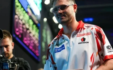Damon Heta Shines in 2025 Grand Slam of Darts Opener