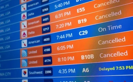 U.S. Flight Cancellations Likely to Persist After Government Shutdown Ends