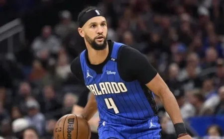 Magic’s PG Suggs Sidelined vs. Blazers to Manage Knee Injury