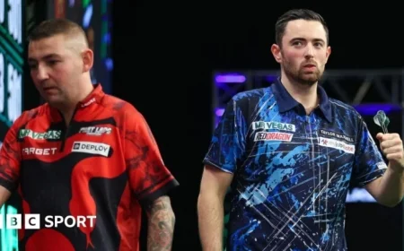 Luke Humphries Advances in Grand Slam of Darts, Defeats Nathan Aspinall