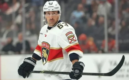 Marchand Extends 7-Game Point Streak as Panthers Face Vegas