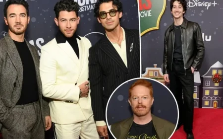 Jonas Brothers, Milo Manheim Shine at ‘A Very Jonas Christmas’ NY Premiere