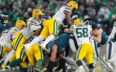 Eagles–Packers under the lights; Berlin delivers an OT epic; Chargers clip Steelers — your NFL names & notes, now