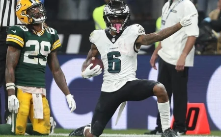 green bay packers vs philadelphia eagles match player stats (live): late 4th-quarter leaders, box-score standouts, and key swings