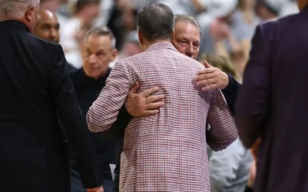 Izzo Leads Michigan State to Victory over Arkansas